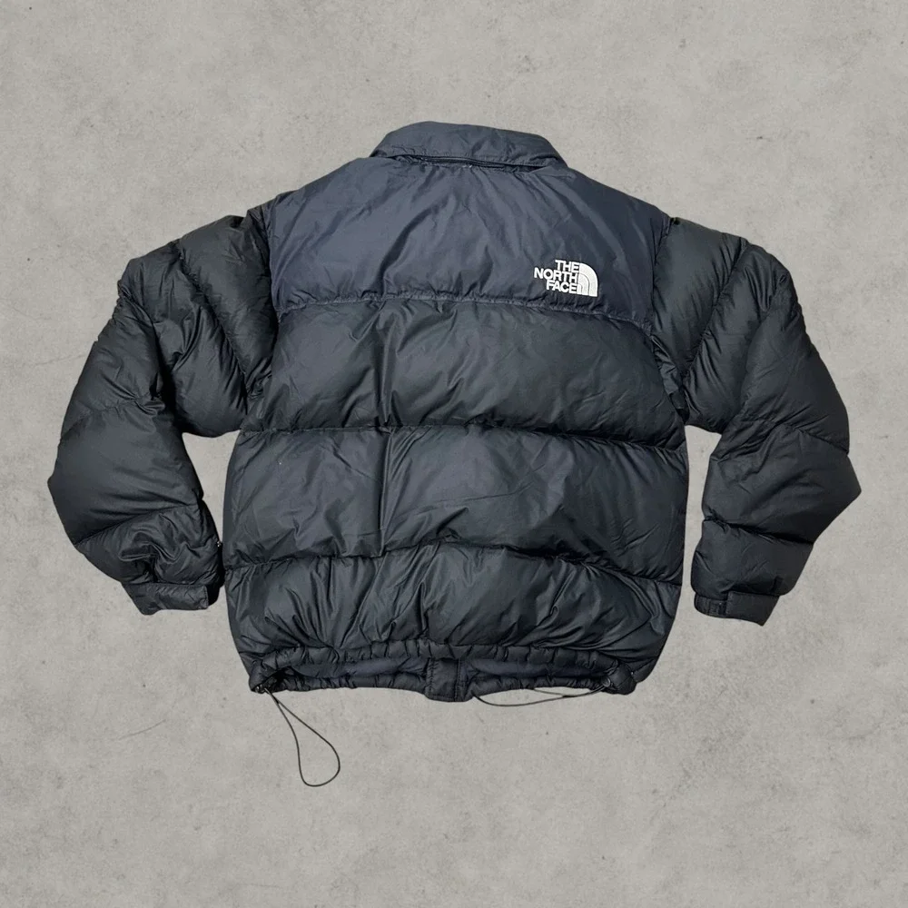 The North Face Nuptse 700 Puffer Jacket Mens Medium Black Goose Down Insulated